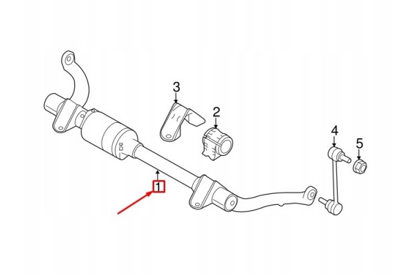 Complete Front Stabilizer Range Rover L405 4 4 5 0 ACE LR092959 Part manufacturer Land Rover OE