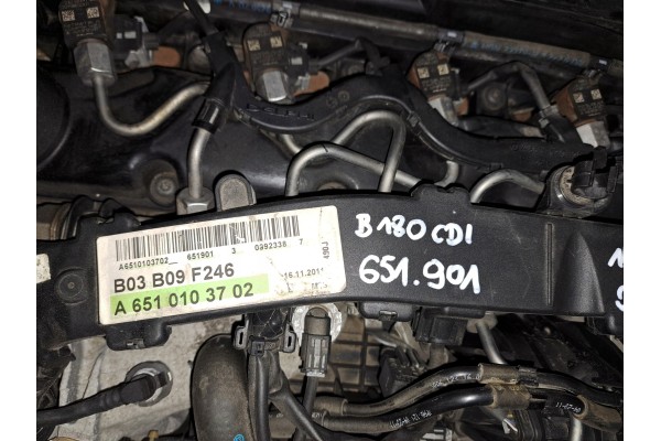 Motor Completo Mercedes W246 1.8 CDI 651.901 Año 2012