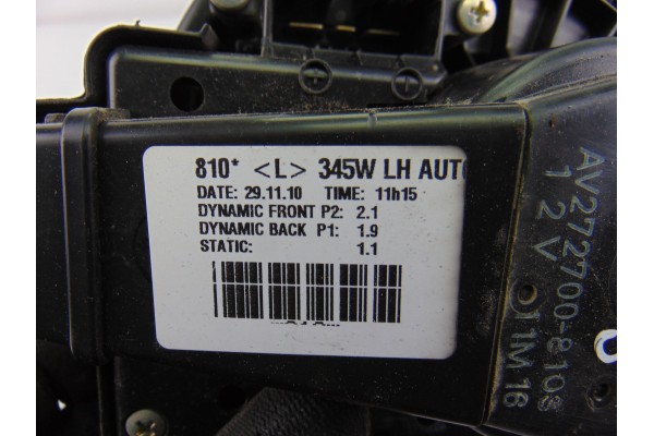 272700-8103 MOTOR CALEFACCION TOYOTA AVENSIS CROSS SPORT (T27) Advance 2011 272700-8103 193085 TOYOTA - 2