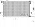 CONDENSER AIR CONDITIONING COOLER WITH DEHUMIDIFIER