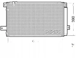 Denso DCN50049 Condensador de aire acondicionado con deshumidificador