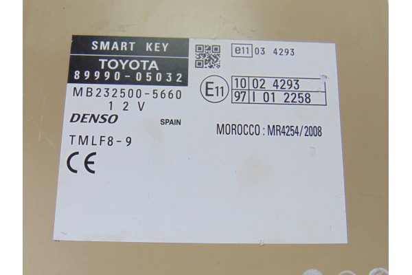 89990-05032 MODULO ELECTRONICO TOYOTA AVENSIS CROSS SPORT (T27) Advance 2011 89990-05032 193079 TOYOTA - 2