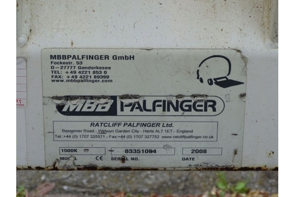 Válvula Hidráulica MBB Palfinger 1500K para Elevador de Carga