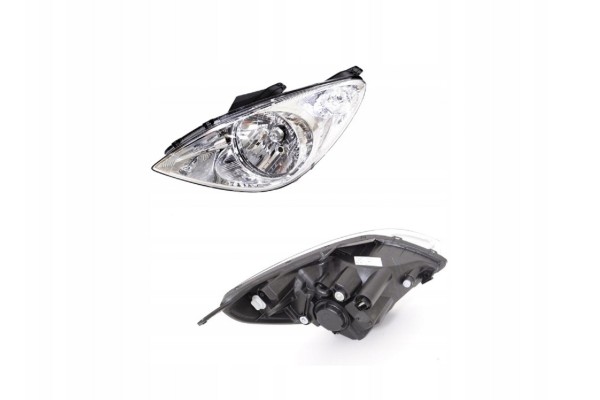 HYUNDAI I20 HEADLIGHT FRONT LAMP LEFT NEW Catalog number of the part 4017090E 4017100E
