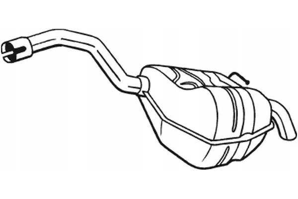 Bosal 154-449 Silenciador trasero de escape