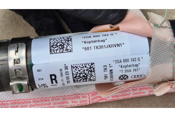 Airbag Cortina Derecho VW T-ROC 2GA LIFT OE 2GA880742G Nuevo