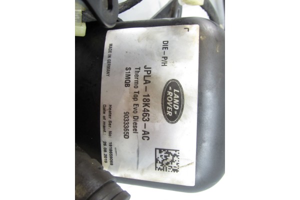 Unidad de Calefacción Webasto para Land Rover Range Rover Sport II L4