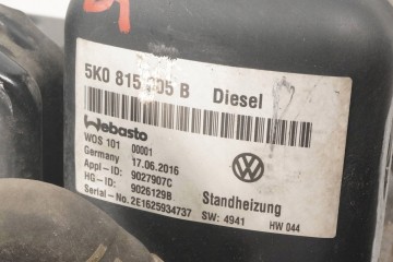 PARKING HEATER WEBASTO VW CADDY TOURAN 5K0815005B Product weight with unit packaging 5 kg