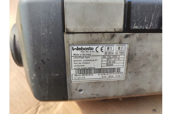 DAF LF 45 LF45 WEBASTO PARKING HEATER Catalog number of the part 1243