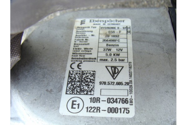WEBASTO VEBASTO PANAMERA LIFT GTS 97057220520 97057260520 Car type passenger cars