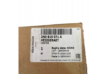 Webasto heater 2N0815071A VW Crafter Car type passenger cars