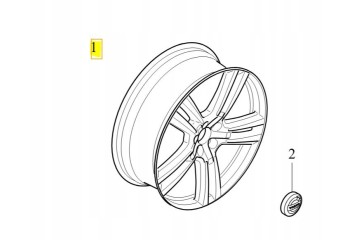 Alloy wheel 20 Volvo XC60 2018