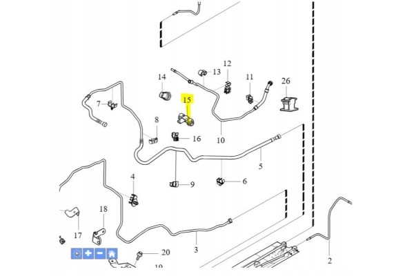 Fuel pressure sensor Volvo OE