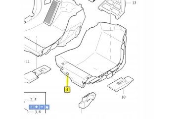 Front left rug Volvo S90L