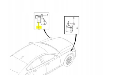 Active suspension sensor left front Volvo S90 V90 XC60