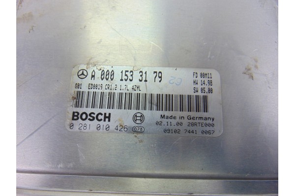 A0001533179 CENTRALITA MOTOR UCE MERCEDES-BENZ CLASE A (BM 168)