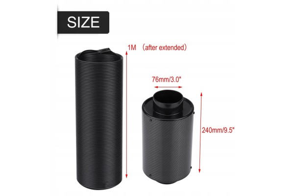 airbox sport air filter cold air intake universal for all vehicles Audi BMW Car type 4x4 SUV buses trucks cargo vans RVs passeng