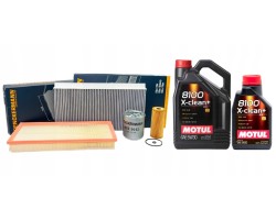 MERCEDES class A W169 B W245 CDI filter set and oil 5W30 MOTUL X 6L