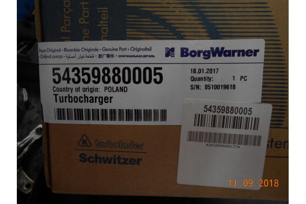 TURBOCHARGER TURBINE NEW ORIGINAL 5435988 0005 Packaging status original