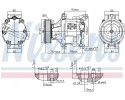 Compressor air conditioning NISSENS 89324 Part manufacturer Nissens