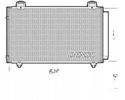 CONDENSER AIR CONDITIONING COOLER WITH DEHUMIDIFIER