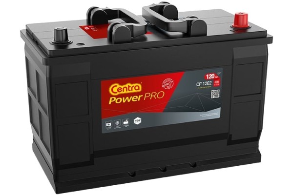 Battery 12V Centra Power Pro 120Ah 870 A CF1202 MODEL 2026 Catalog number of the part CF1202