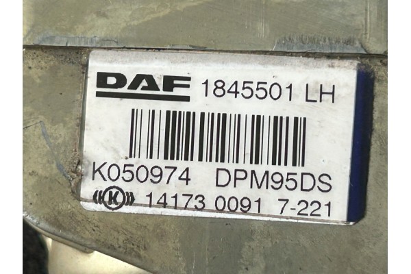 HANDBRAKE VALVE DAF XF 106 1845501 KNORR BREMSE DPM95DS K050974 Catalog number of the original 1845501 2231929