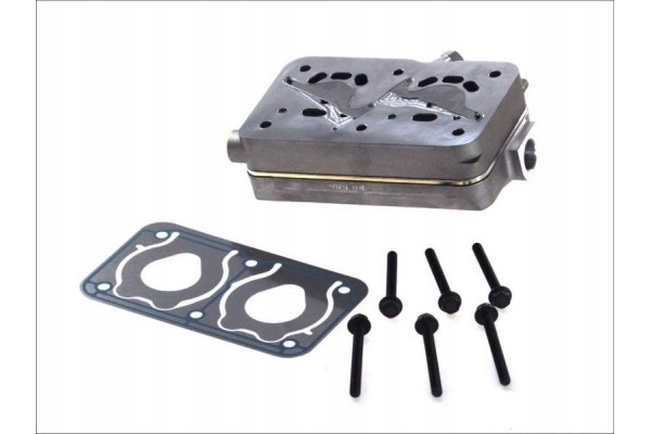 The compressor cylinder head will say WABCO 4127049322 Part manufacturer Wabco
