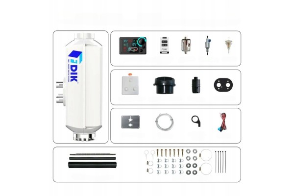 Parking heater FDIK 5kW 12V diesel LCD heater Version European