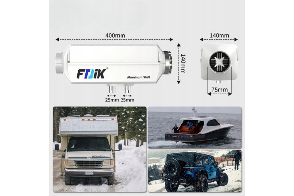Parking heater FDIK 5kW 12V diesel LCD heater EAN GTIN 5900670010383