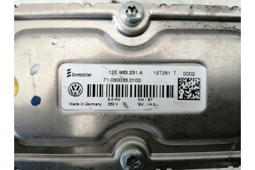 VW GOLF E UP HEAT EXCHANGER WEBASTO 12E963231A Part manufacturer Volkswagen OE