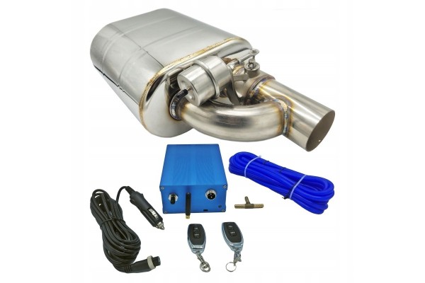 END SILENCER WITH PNEUMATIC THROTTLE 2 5 63mm BASS CONTROLLER