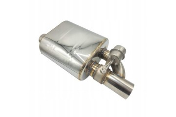 END SILENCER WITH PNEUMATIC THROTTLE 2 5 63mm BASS CONTROLLER Packaging status original