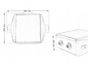 WATER INTERCOOLER TURBOWORKS 250X280X120 3 2X0ST Car type 4x4 SUV cargo vans passenger cars