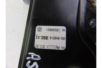 13350759  ELEVALUNAS DELANTERO DERECHO OPEL ASTRA J SPORTS TOURER Sport 2010 13350759 195862 OPEL - 3