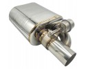 SPORTS SILENCERS WITH PNEUMATIC THROTTLE 2 5 63mm BASS STAINLESS Part manufacturer no brand