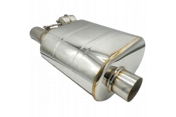 SPORTS SILENCERS WITH PNEUMATIC THROTTLE 2 5 63mm BASS STAINLESS Catalog number of the part DSE MU EMV001