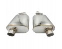 SPORTS SILENCERS WITH PNEUMATIC THROTTLE 2 5 63mm BASS STAINLESS Product weight 4 25 kg