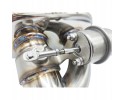 SPORTS SILENCERS WITH PNEUMATIC THROTTLE 2 5 63mm BASS STAINLESS Installation side rear
