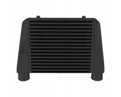 Intercooler 330x280x76mm FMIC Upper Inlet Outlet black