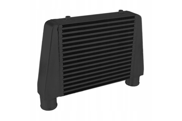 Intercooler 330x280x76mm FMIC Upper Inlet Outlet black Packaging status original