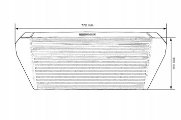 Intercooler TurboWorks 600x300x102 rear Black Car type passenger cars