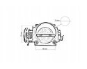 Cuerpo de Aceleración TurboWorks Nissan SR20DET 70mm