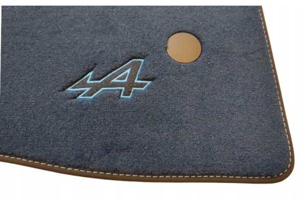 ESPRIT ALPINE RENAULT RAFALE Full Hybrid HEV OE velour rugs Catalog number of the part 749M63282R