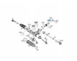 ORIGINAL JOINT CROSS OF STEERING COLUMN MERCEDES BENZ W204 W212