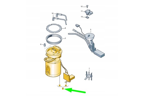FUEL PUMP WITH LEVEL SENSOR