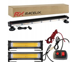 STROBE WARNING LAMP orange BEAM 95cm FOR ROOF DUMMY 12V