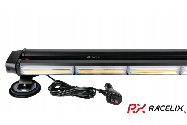 Barra de Luz de Advertencia LED 122 cm Naranja Magnética 12-24 V