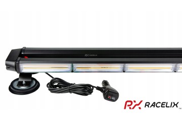 Barra de Luz de Advertencia LED 122 cm Naranja Magnética 12-24 V