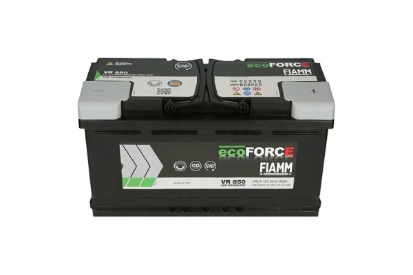 Rechargeable battery Fiamm EcoForce AGM 12V 95Ah 850A L5 VR850 P Catalog number of the part vr850